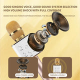 Wireless Bluetooth Karaoke Microphone with LED Lights – Portable Handheld Mic for Home Parties & KTV