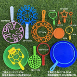 Outdoor Bubble Machine for Kids – Big Bubble Maker Wand Set for Parties & Playtime