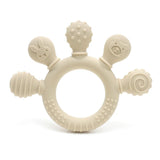 Mordedor de silicona Erduo para bebés, juguetes para la dentición con ansiedad, cuentas para masticar de 0 a 12 meses, chupete sensorial para aliviar la encía
