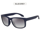 Gafas de sol polarizadas cuadradas clásicas negras: protección UV400 para deportes y aventuras al aire libre
