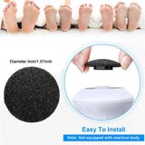 10-Pack Replacement Coarse Heads for Electric Foot Grinders – Heavy Duty Callus Removers