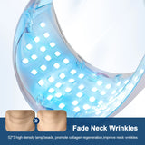 LED Neck Mask for Wrinkle Reduction, Skin Tightening & Anti-Aging Therapy
