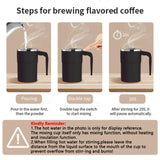 Self-Stirring Smart Coffee Mug with Digital Temperature Display – Portable Automatic Mixing Cup