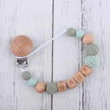 Nuevos clips para chupetes de bebé, mordedores con nombre personalizados, juguetes para chupete, soporte para chupetes, cadena con clip, accesorios para bebés, regalos para recién nacidos personalizados