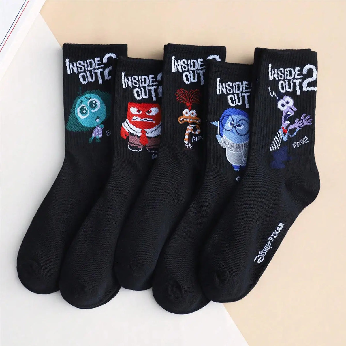 Women's Cartoon Ankle Socks – Soft Breathable Cotton Blend, 5/10 Pair Set for Casual Wear