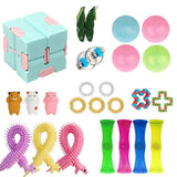 Kawaii Pop Fidget Squeeze Toy – Soft Push Bubble Sensory Toy for Stress Relief