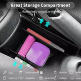 Car Armrest Storage Box with Cushion – ABS Console Organizer for VW UP (2013–2021)