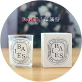 Vela perfumada romántica: elegante vela de cristal transparente para bodas y regalos
