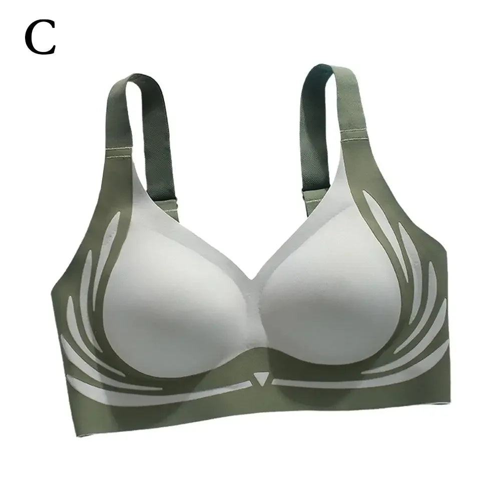 Wireless Push-Up Bra with Soft Support and Anti-Sagging Lift