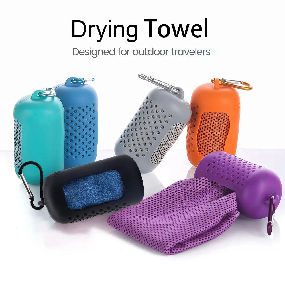 Toalla refrescante de secado rápido: toalla de microfibra para deportes y playa para uso en exteriores y fitness