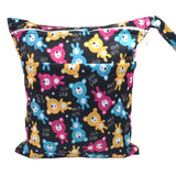 Bolsa impermeable para artículos húmedos y secos con dos bolsillos con cremallera: bolsa con estampado floral