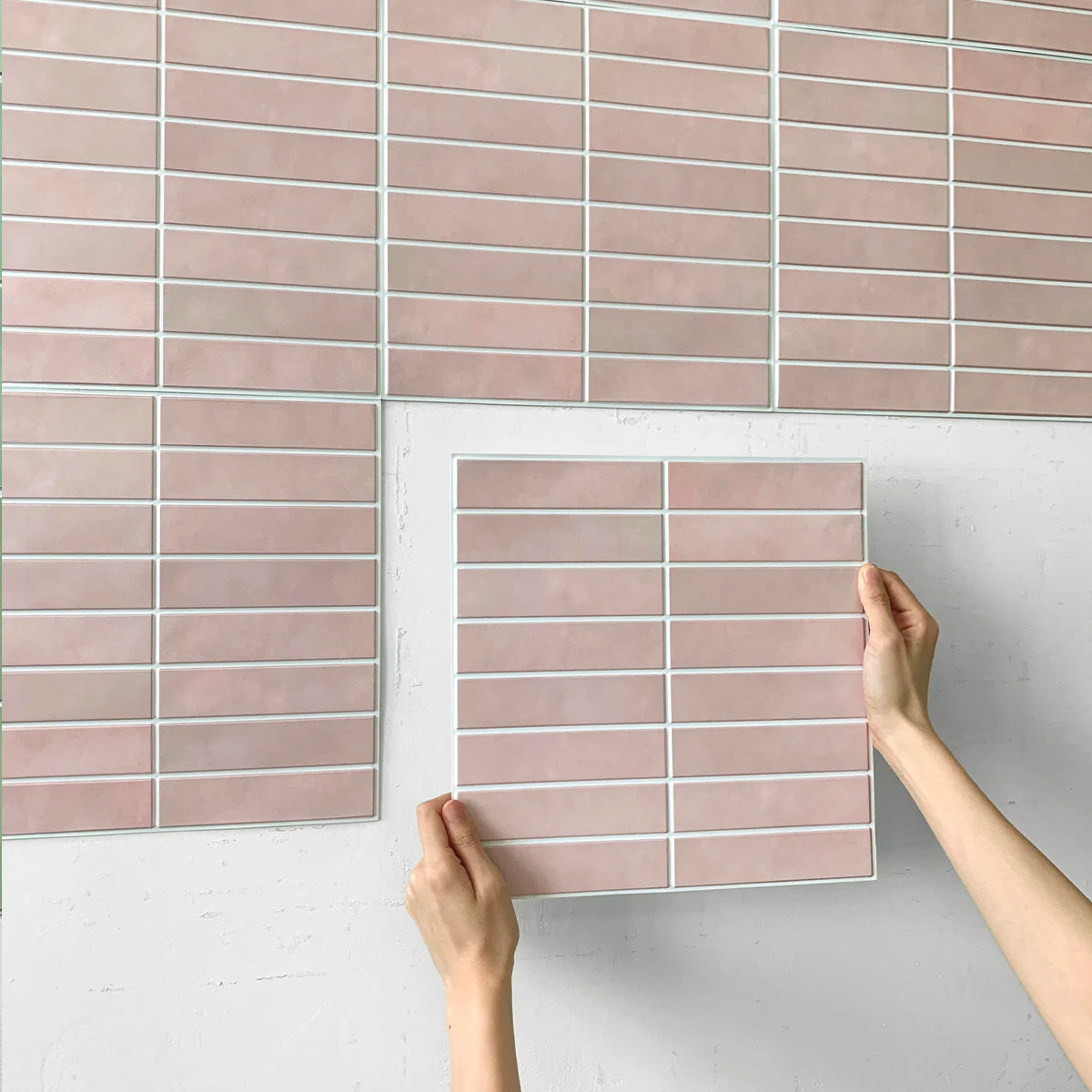 Pegatinas para azulejos autoadhesivas 3D: decoración de pared impermeable para cocina y baño, 30 x 30 cm