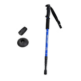 Adjustable Aluminum Trekking Pole with Telescopic Lock – Hiking Stick with Carbon Steel Tip