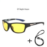 Gafas de sol polarizadas para pesca para hombre con cadena para gafas: máxima protección UV400 para aventuras al aire libre