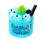 Clear Jelly Cube Crunchy Slime Kit – Soft, Stretchy & Watermelon Scented