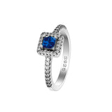 Classic Zircon Wedding Band – Unisex Silver Ring for Engagement, Parties & Special Occasions