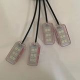 4-Piece RGB Car Ambient LED Lights with APP & Music Sync Control