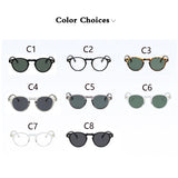 Retro Round Cat Eye Sunglasses – Vintage Style with UV400 Protection for Men & Women