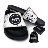 Men’s Street Style Summer Slides – Comfortable PU Slippers for Outdoor Use