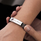 Custom Photo ID Bracelet – Personalized Stainless Steel Link Chain Jewelry