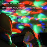 USB RGB Car Ambient Light - Music Sync LED Atmosphere Lamp for Cars & Home