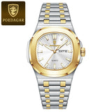 Men's Luxury Military Watch – Stainless Steel, Waterproof, Luminous, Date & Week Display