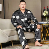 Men’s Ice Silk Pajama Set – Lightweight, Breathable Sleepwear for Comfort and Style