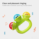 4PCS Baby Hand Rattle Ball Toys – Sensory Grasping & Developmental Playset