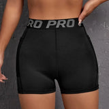 Women's High Waist Yoga Shorts with Pockets - Booty Lifting Workout Shorts for Gym & Training
