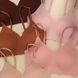 Seamless Wireless Push-Up Bra with Ice Silk Comfort