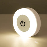 LED Touch Night Light – USB Rechargeable Magnetic Wall Lamp for Bedroom, Aisle & Wardrobe