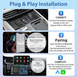 Wireless CarPlay & Android Auto Box with Netflix & YouTube (X204)