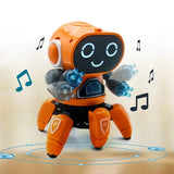 LED Dancing Octopus Robot Toy – Musical, Interactive, and Light-Up Kids’ Gift