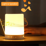 Wireless Bluetooth LED Speaker Lamp – Touch Control Night Light with Colorful Dimming & Built-In Stereo Sound for Home & Bedroom