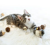 Sparrow Sound Cat Toy – Interactive Flannel Bird Toy for Indoor Cats