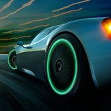 Glow-in-the-Dark Tire Valve Caps – Fluorescent Caps for Cars, Motorcycles & Bicycles