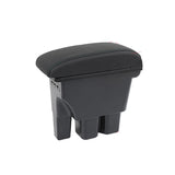 Suzuki Jimny Center Console Armrest Box with USB Ports (2019-2024) – Leather & ABS Storage Organizer