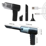 Powerful Cordless Handheld Vacuum Cleaner for Car and Home – Strong Suction & Portable