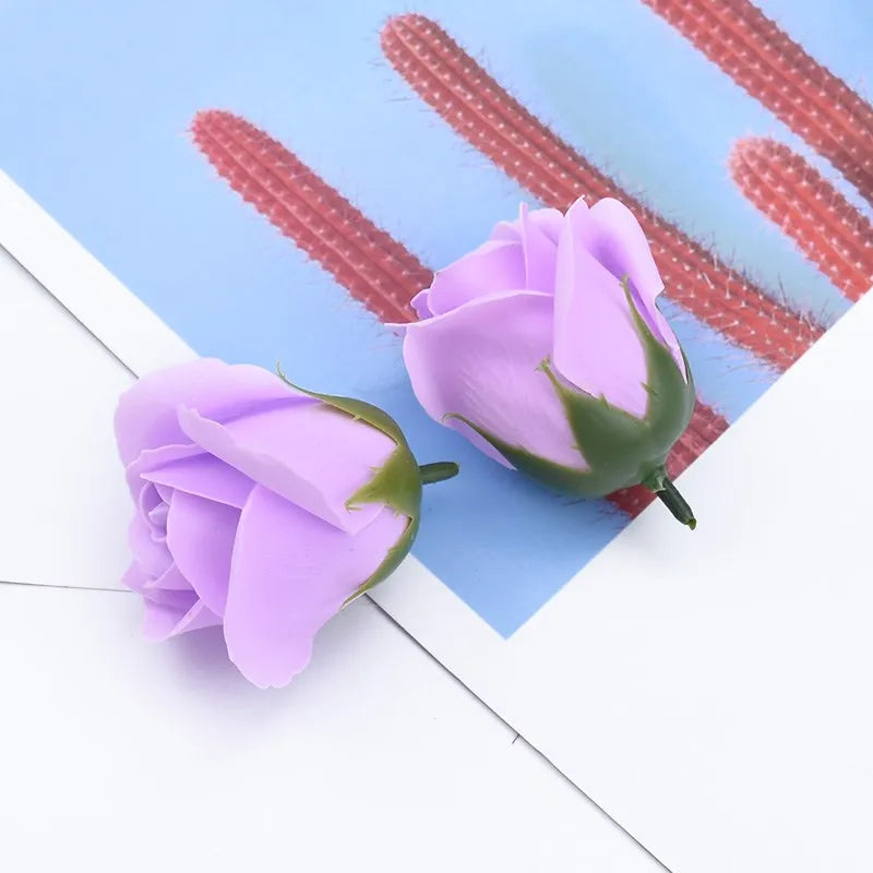 Artificial Rose Flower Heads – Soap Flower Decor for DIY & Gifting