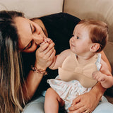 Baberos de silicona impermeables para bebés con un bonito lazo: babero suave y ajustable para niños y niñas