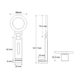 Soporte magnético universal para teléfono con rotación flexible para uso con manos libres