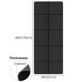 EVA Yoga Mat 4mm Thick – Non-Slip, Lightweight & Durable Exercise Mat for Home, Gym & Pilates