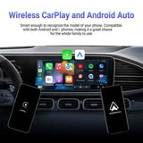 OTTOCAST Play2Video Pro – Wireless CarPlay & Android Auto Adapter with YouTube/Netflix Support