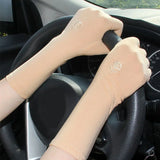 Women's Sun Protection Driving Gloves - Breathable & Anti-Slip UV Gloves