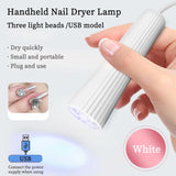 9-LED UV Flashlight - Portable Nail Gel Curing Lamp & Adhesive Dryer