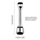 360° Rotating Stainless Steel Kitchen Faucet Sprayer Attachment