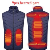 USB Heated Vest for Men & Women – 23-Zone Electric Heating Winter Vest, Thermal Warm Jacket