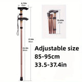 Adjustable Aluminum Hiking Walking Stick with Telescopic Folding Design