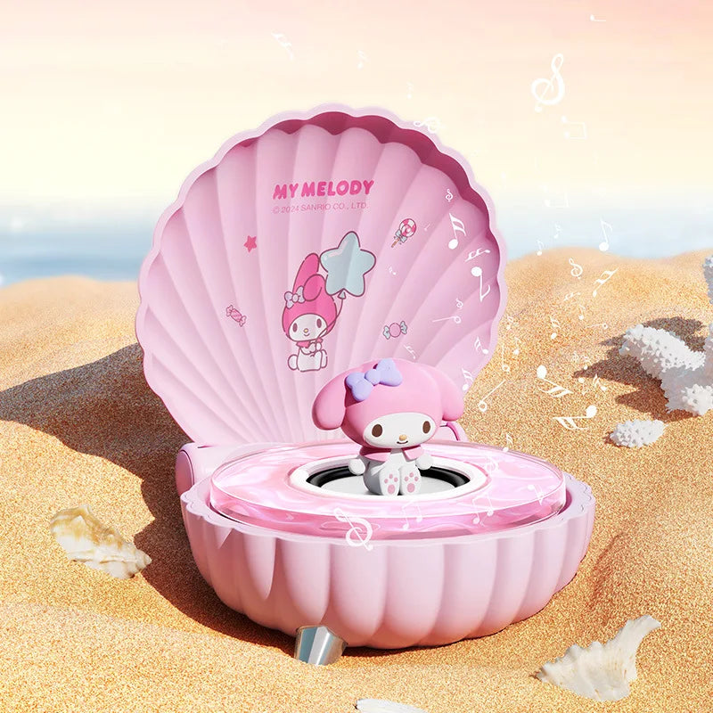Kuromi Kawaii Bluetooth Speaker with Night Light – Portable Wireless Anime Gift