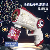 Dinosaur Bubble Blaster - Automatic Electric Bubble Gun for Kids Outdoor Play